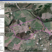 A parcel exported to Google Earth
