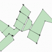 A neighborhood of parcels